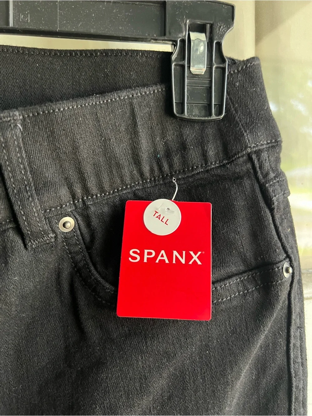 SPANX Black High-Rise Skinny Pants